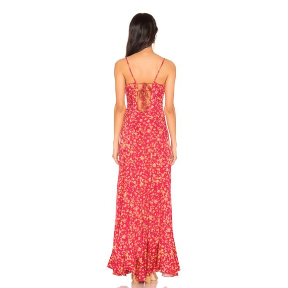 Free People Under The Moonlight Pink Floral Maxi Dress - Picture 6 of 7